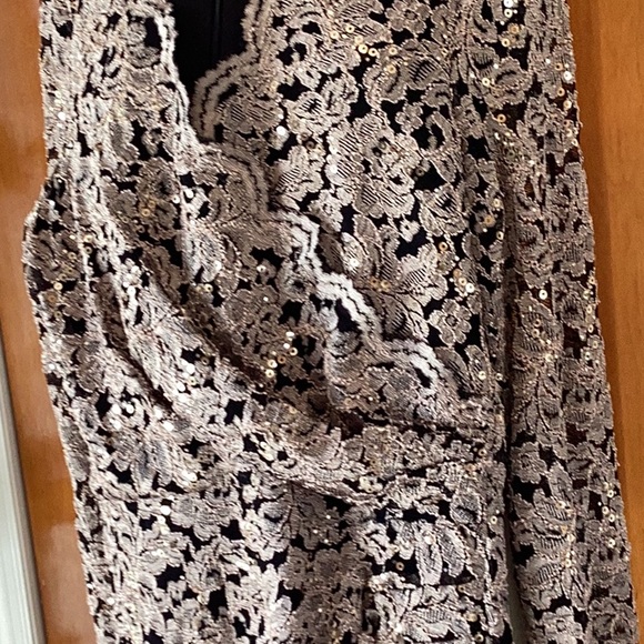 Vintage Jessica Howard Size 10 Ladies Party $ Holiday Dress.  Sequins and Lace. - Picture 15 of 16